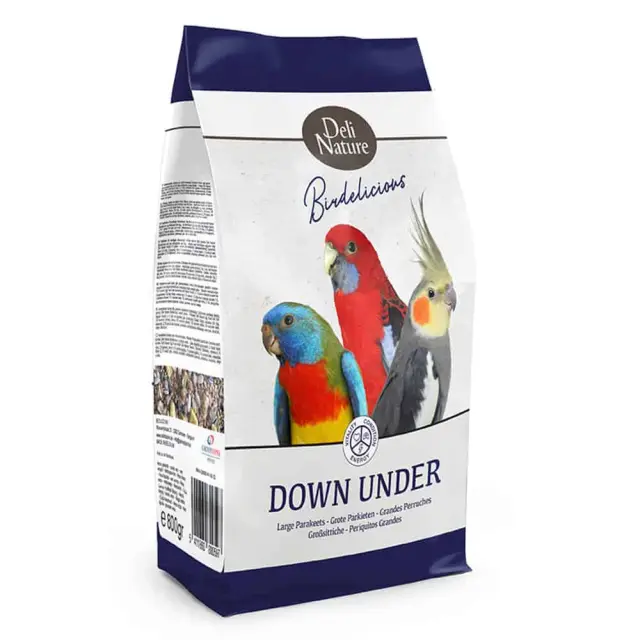 Deli Nature 5* Menu Australian Large Parakeets Μείγμα για Αυστραλέζικα Παπαγαλάκια Μεγάλου Μεγέθους 800gr Μονόχρωμο