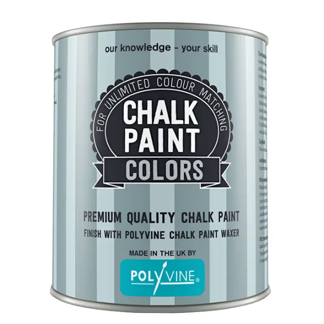 Χρώμα Κιμωλίας POLYVINE CHALK PAINT COLORS BASE DARK 500ml