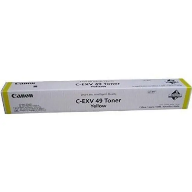 Canon C-EXV49 Γνήσιο Toner Laser Εκτυπωτή Κίτρινο 19000 Σελίδων (8527B002)