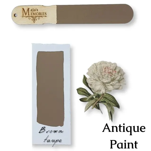 Χρώμα-εφέ πατίνας Antique Paint Maja's Memories, 150ml, Brown taupe