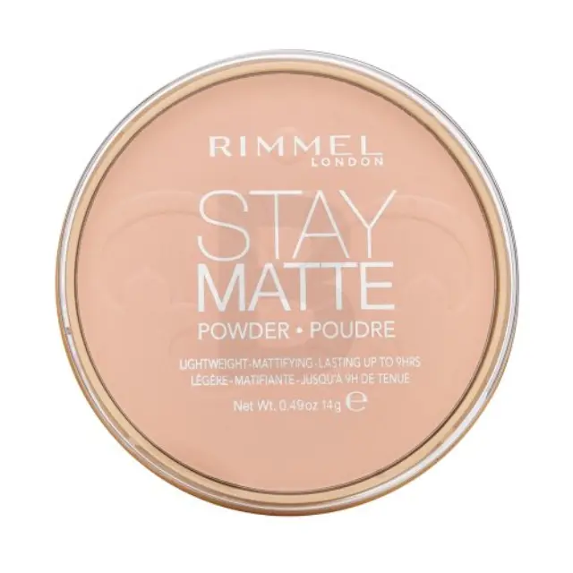 Rimmel London Stay Matte Long Lasting Pressed Powder powder with a matt effect 002 Pink Blossom 14 g