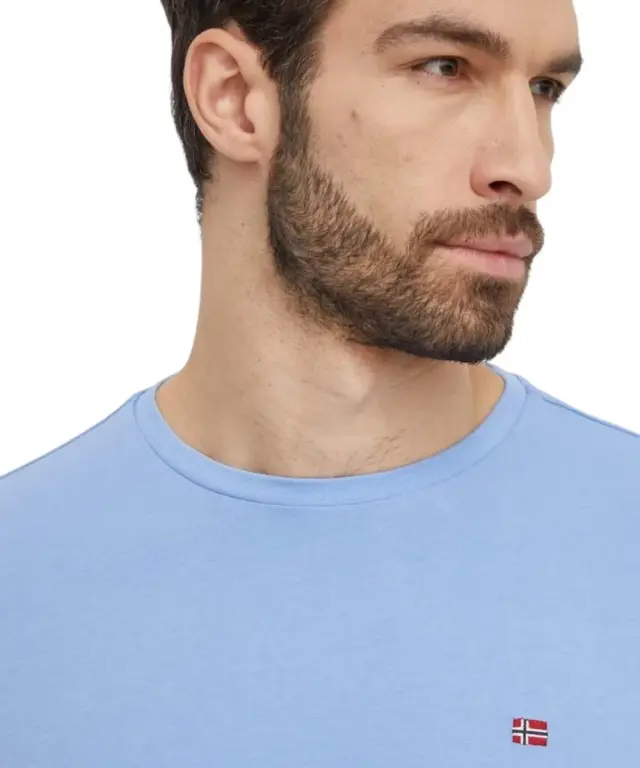 Napapijri - Ανδρικό T-shirt Salis Ss Sum Regular Fit NP0A4H8D-I00 Μπλε - 2XL 3