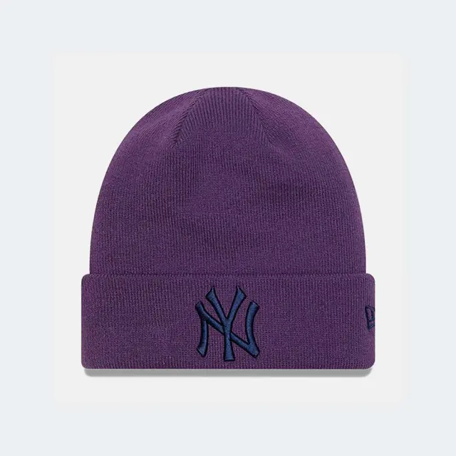 New Era Adult League Essentials New York Yankees Cuff Beanie Μωβ 60364352 (New Era) - One Size