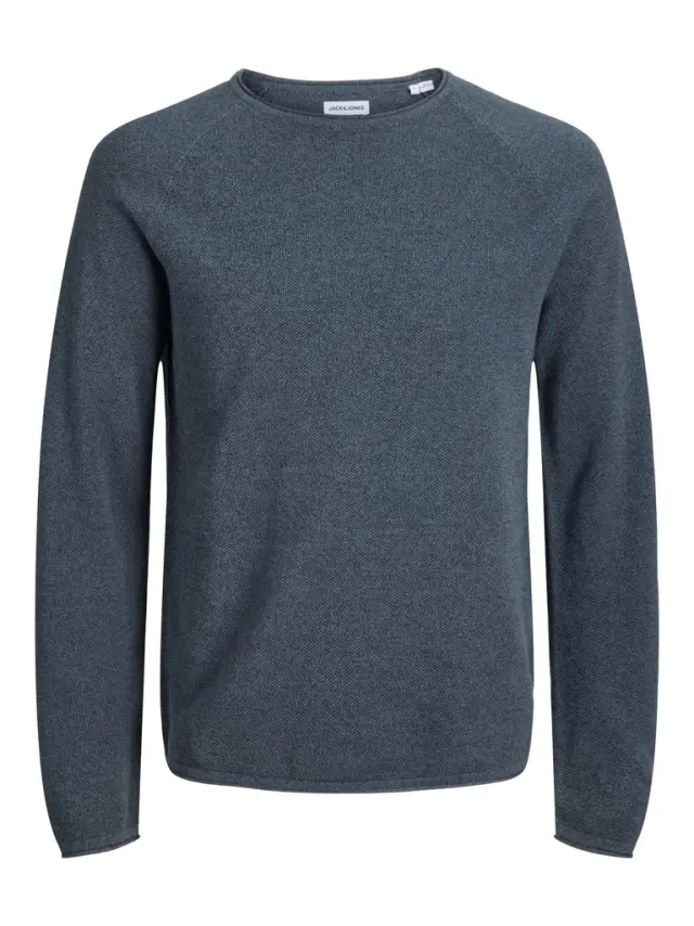 JJEHILL KNIT CREW NECK NOOS - Turbulence