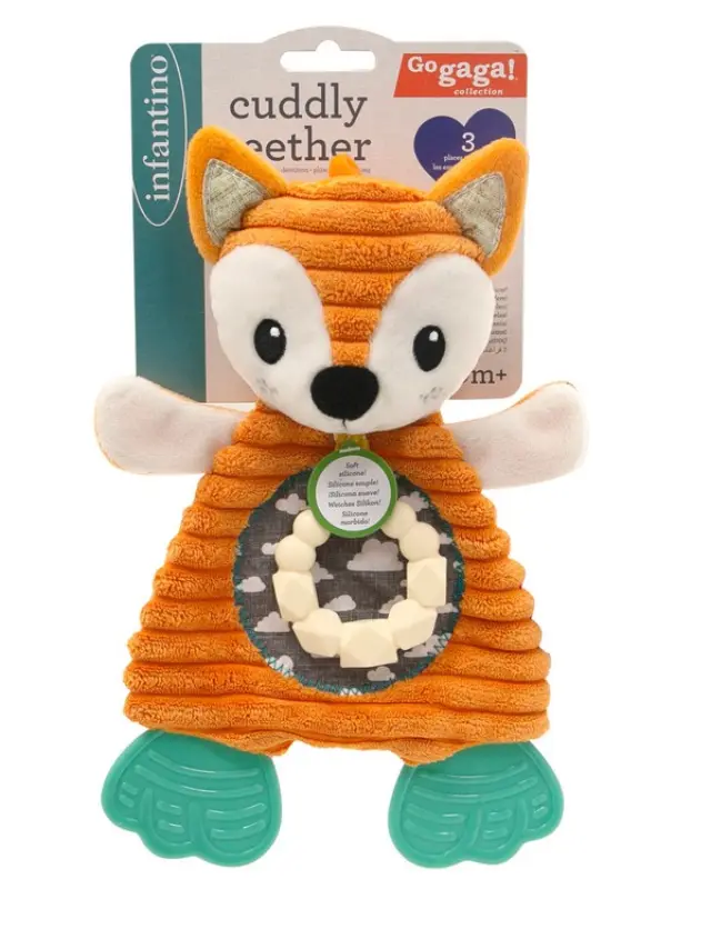 INFANTINO Go Gaga Cuddly Teether (fox New)