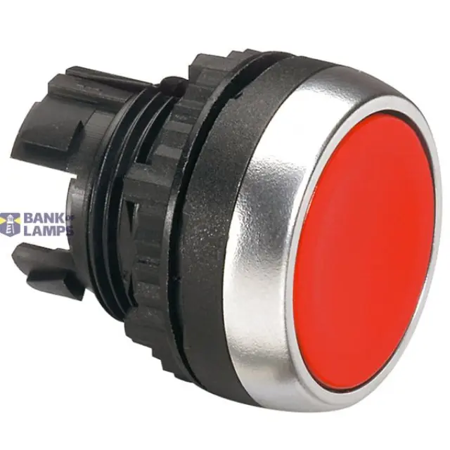 Osmoz non illuminated spring return head - flush - red