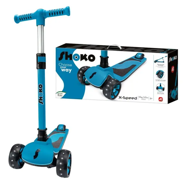 Shoko Παιδικό X-Speed Με 3 Ρόδες Σε Μπλε Χρώμα Πατίνι Για 4+ Χρονών (5004-50526)