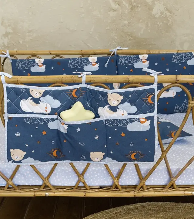 Βρεφική θήκη οργάνωσης Nighty Night Θήκη οργάνωσης 60x30 Μπλε