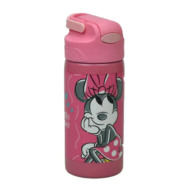 Παγούρι ανοξείδωτο με καλαμάκι Disney Minnie Mouse 500ml