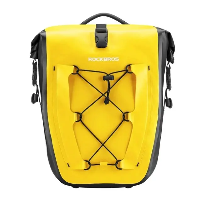 Rockbros Waterproof Bicycle Pannier 25-32L Yellow