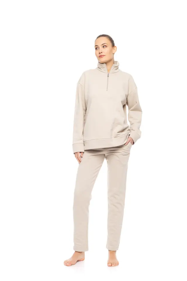 W1852 - Sand - LOUNGEWEAR SOFT SOLID