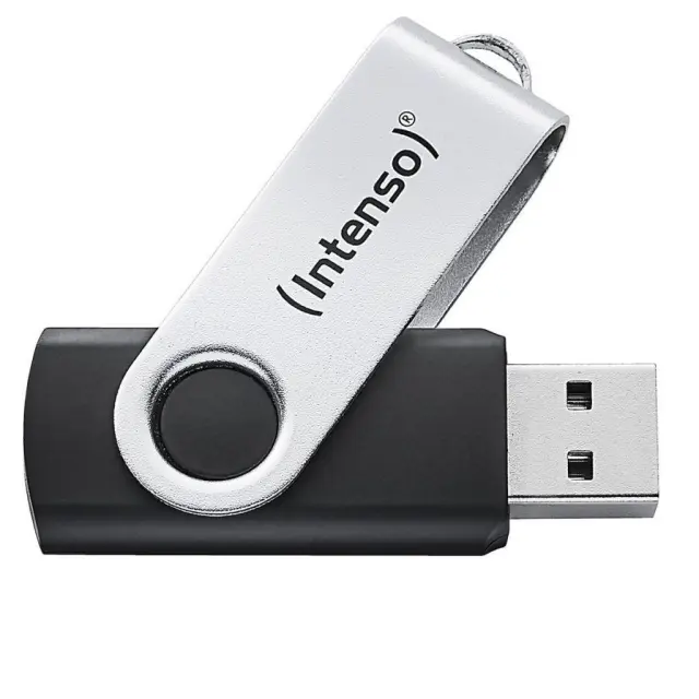 INTENSO Office Line 128GB USB Stick 3.2 Silver-Black (3543491) (INTE3543491)