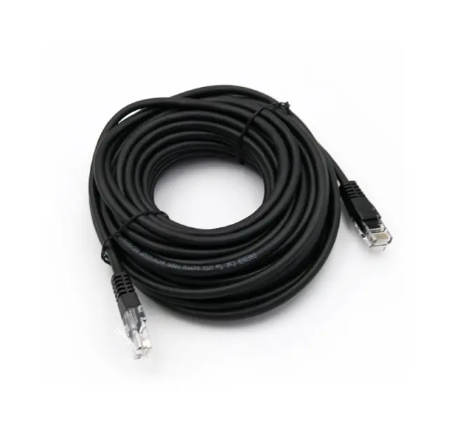 ΚΑΛΩΔΙΟ UTP Cat5e ΧΑΛΚΟΥ(CU) 4x2x7*0.16mm 10m PRO ΜΑΥΡΟ