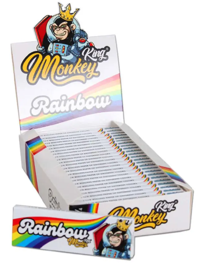 Monkey King Χαρτάκια Rainbow 32φ. - 1¼