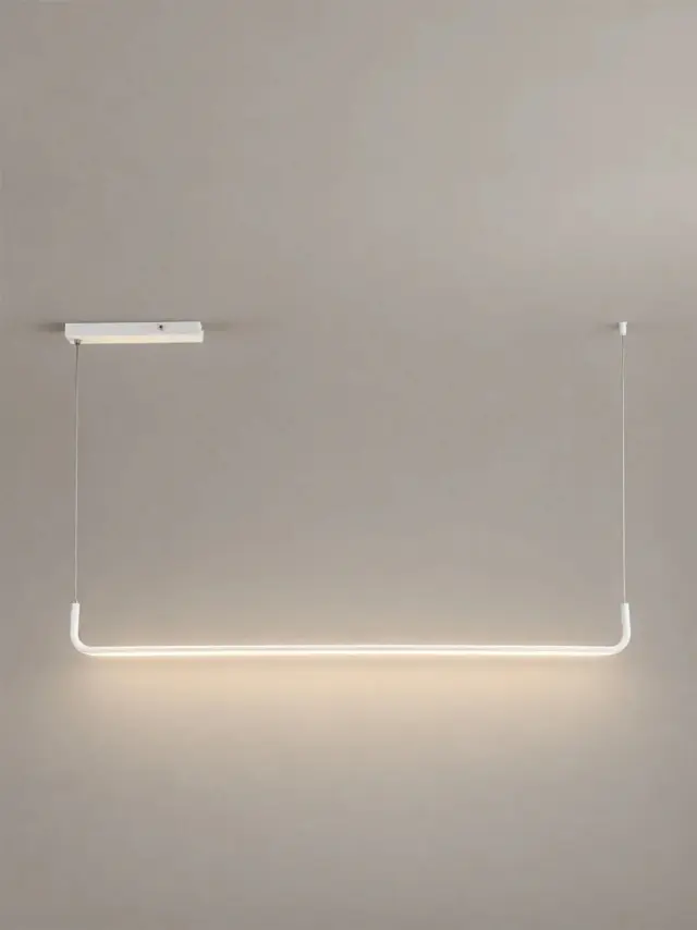 Λευκό Ματ Κρεμαστό Φωτιστικό LED CCT 120cm kelvo LINARIA 36W Άσπρο 2