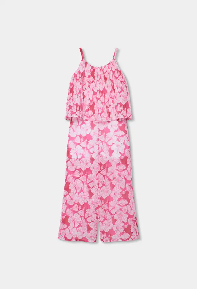 Boboli Jumpsuit gauze με τύπωμα για κορίτσι 773007-9847