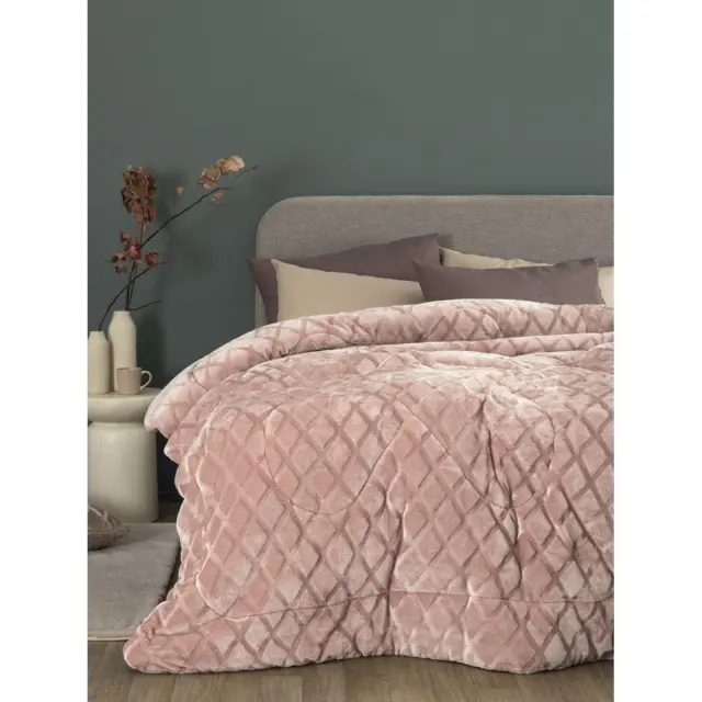 Κουβερτοπαπλωμα Ημιδιπλο Nadine Collection 160x240 NADINE/5 Pink Palamaiki - ΗΜΙΔΙΠΛΟ 160 X 240