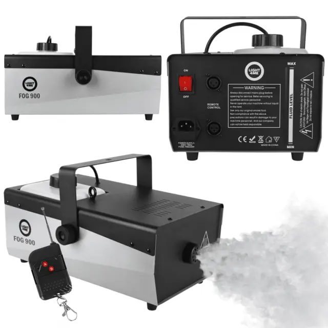 LIGHT4ME FOG 900 V2 fog smoke machine wireless remote wired controller 900W 2