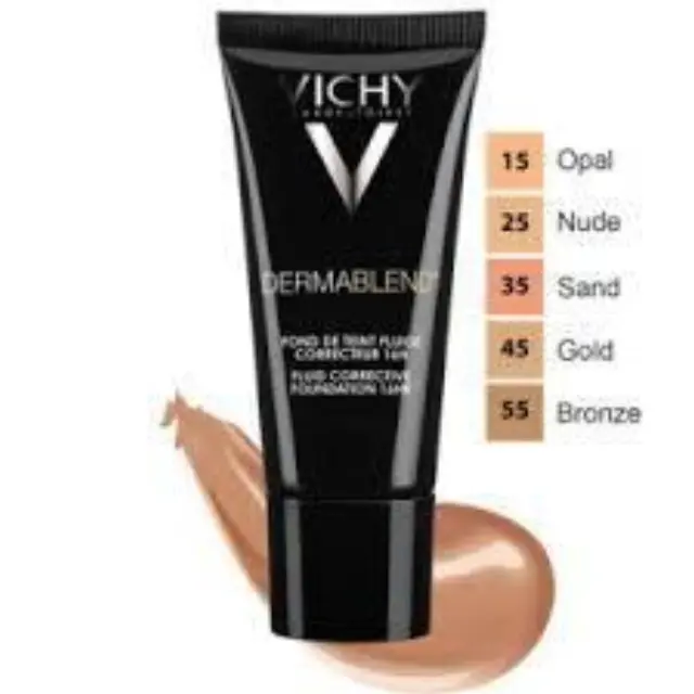 Vichy Dermablend Fluid Make-up No.15 Opal Διορθωτικό Make-Up Υψηλής Κάλυψης έως 16hrs,30mlVichy