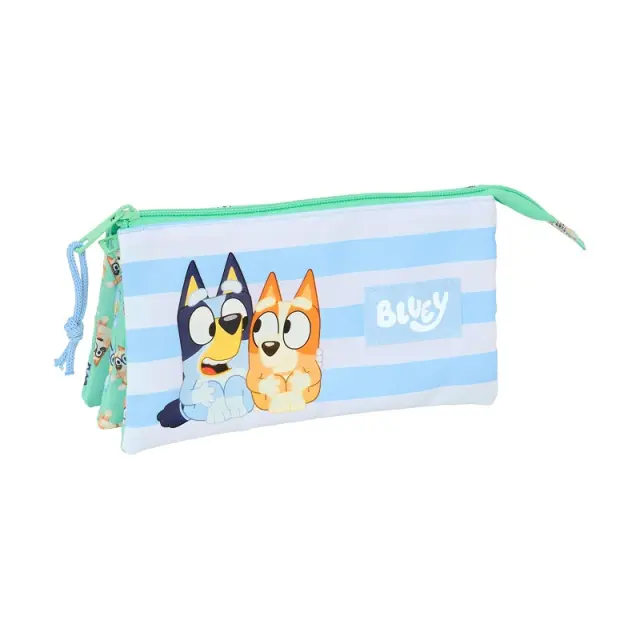 Safta: Bluey Sisters - Triple Pencil Case