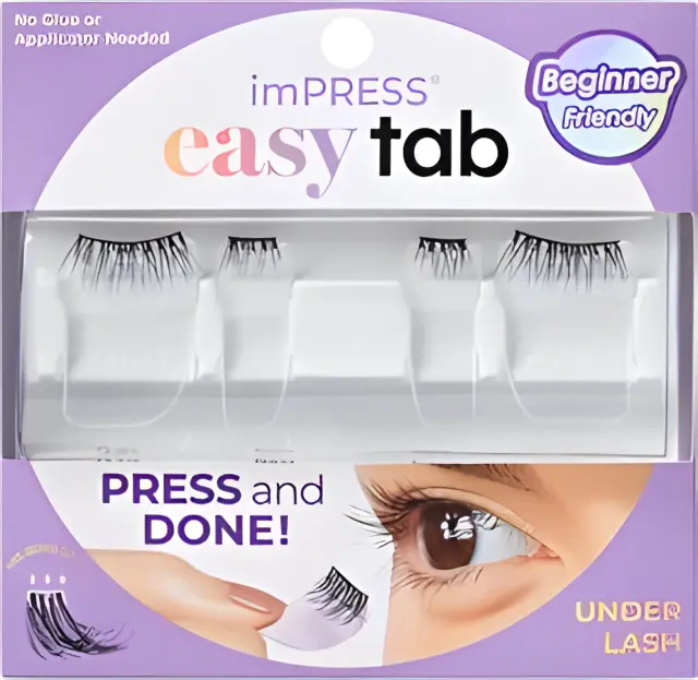 Kiss Impress Press on Falsies Easy Tab Αυτοκόλλητες Βλεφαρίδες 20τμχ - 02 Lengthening