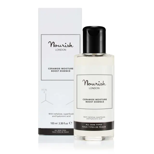 Nourish London Ceramide Moisture Boost Essence – Φυσική Essence Προσώπου Με Ceramides Για Ενυδάτωση