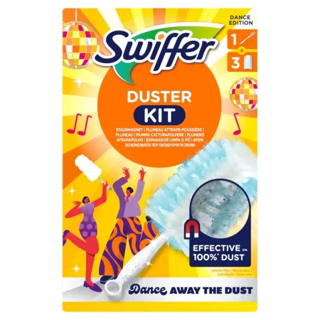Swiffer Dusters Xειρολαβή +3 Αντ/κα για Ξεσκόνισμα Disco κουτί