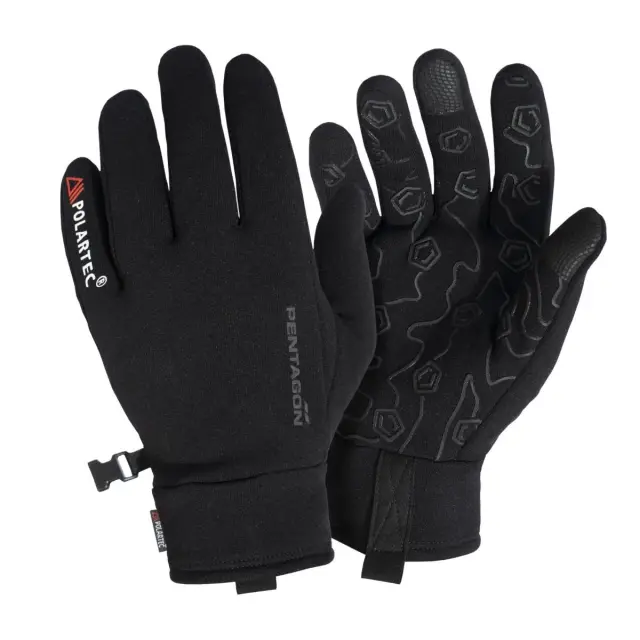 Ursus Power Stretch Polartec® Gloves-Γάντια για Υπηρεσιακή & Τακτική Χρήση - 01-Black-Μαύρο