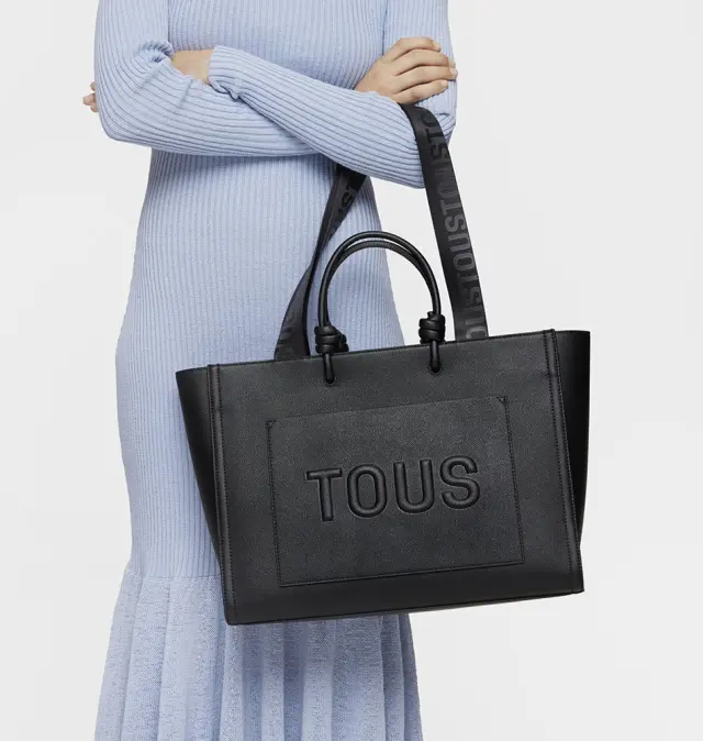 Τσάντα TOUS Shopper XL Amaya La Rue 2002025851 Μαύρο 3