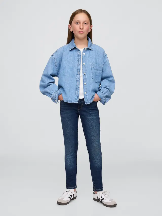 Παιδικό Everyday Super Skinny Τζιν Washwell™ Dark wash