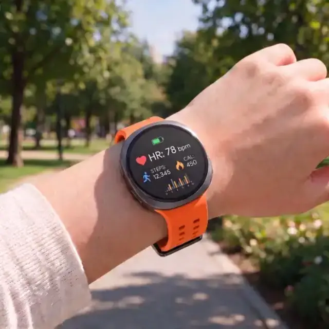 Tech-protect Silicone Air Samsung Galaxy Watch 8 / 9 / Classic (40 / 44 / 46 Mm) Tangarine Orange 3