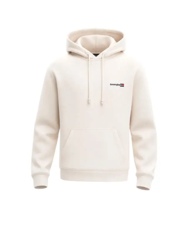 Tommy Hilfiger - Ανδρικό Φούτερ Entry DNA Regular Fit DM0DM23393-YBH Λευκό