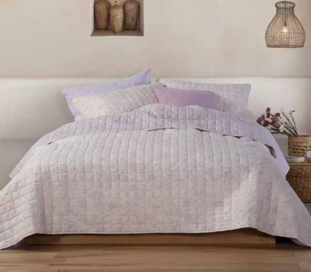 ΚΟΥΒΕΡΛΙ ΜΟΝΟ GARNET 180X240 MAUVE NEF NEF