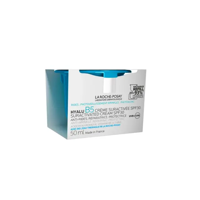 La Roche Posay Hyalu B5 Suractivated Cream spf30 Refill Αντιρυτιδική Κρέμα για Άμεση Σύσφιξη Λείανση & Επανόρθωση ανταλλακτικό 50ml
