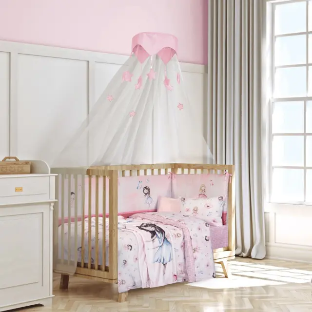 Κουβέρτα Κούνιας 110X150 290gsm Essential Greenwich Polo Club 8849 Pink-Light Purple 100% Πολυέστερ 3