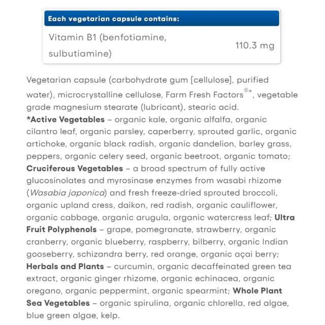 Natural Factors BioCoenzymated Benfotiamine • B1 plus Sulbutiamine 2