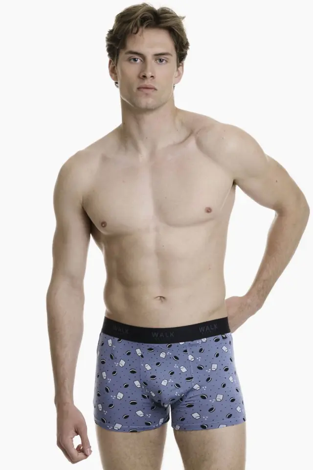 Πολύχρωμο boxer ανδρικό εσώρουχο με σχέδιο