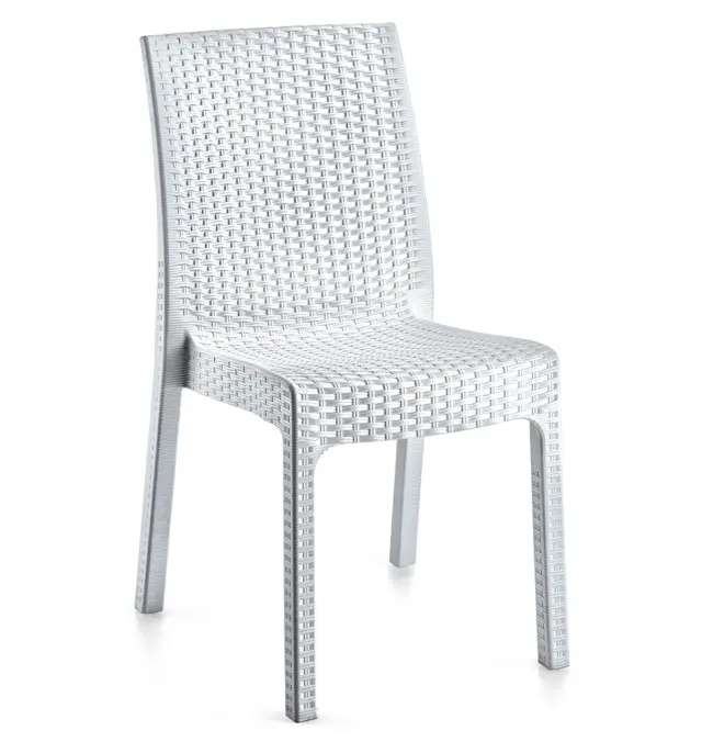 Καρέκλα Rattan Deluxe Beboulino White HK-710