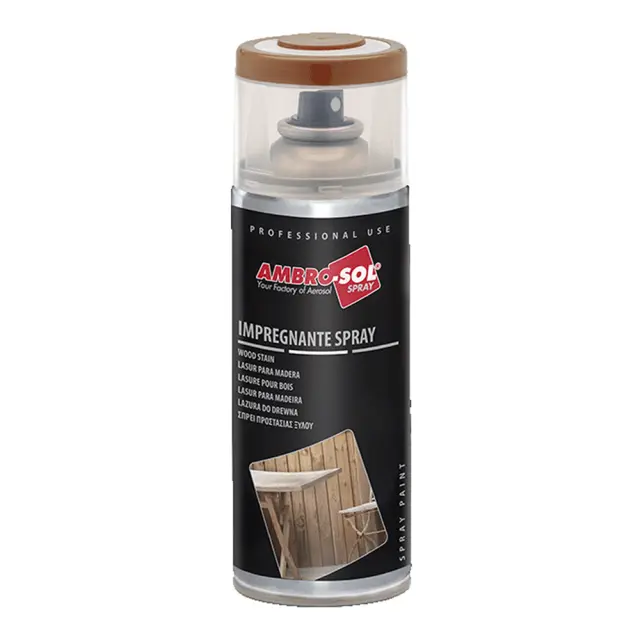 AMBROSOL ΣΠΡΕΪ ΒΕΡΝΙΚΙ ΕΜΠΟΤΙΣΜΟΥ ΓΙΑ ΞΥΛΑ ΜΑΤ 400ML - ΑΧΡΩΜΟ