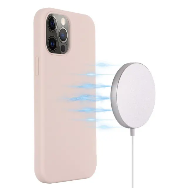 Θήκη Σιλικόνης με Magsafe για iPhone 14 Pro Max -Pink OEM