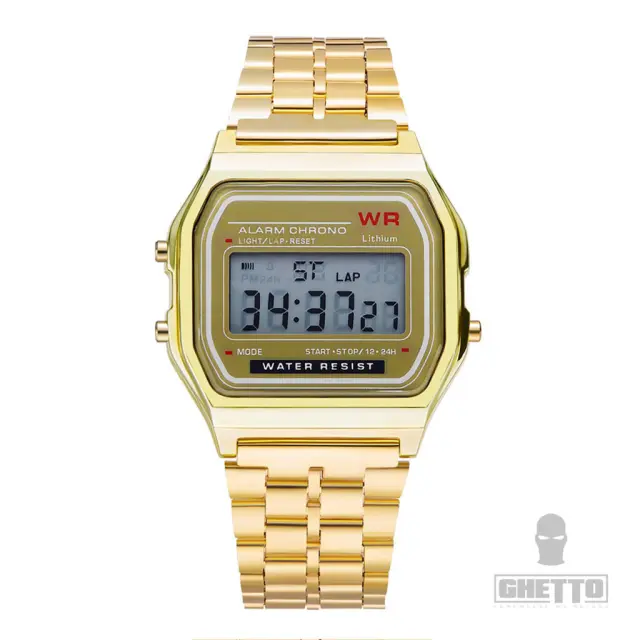 Ghetto Digital Vintage Watch Gold