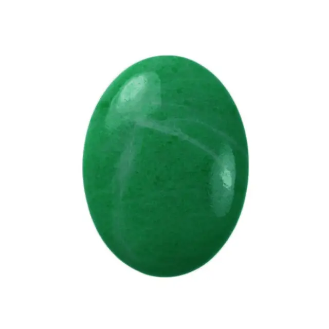 Καμπουσόν Ίασπις Green - Οβάλ 30x40mm - 1τεμ