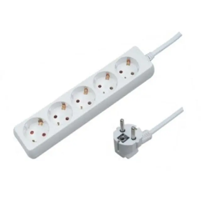 Extenision cords with ground 5 places 1.5m