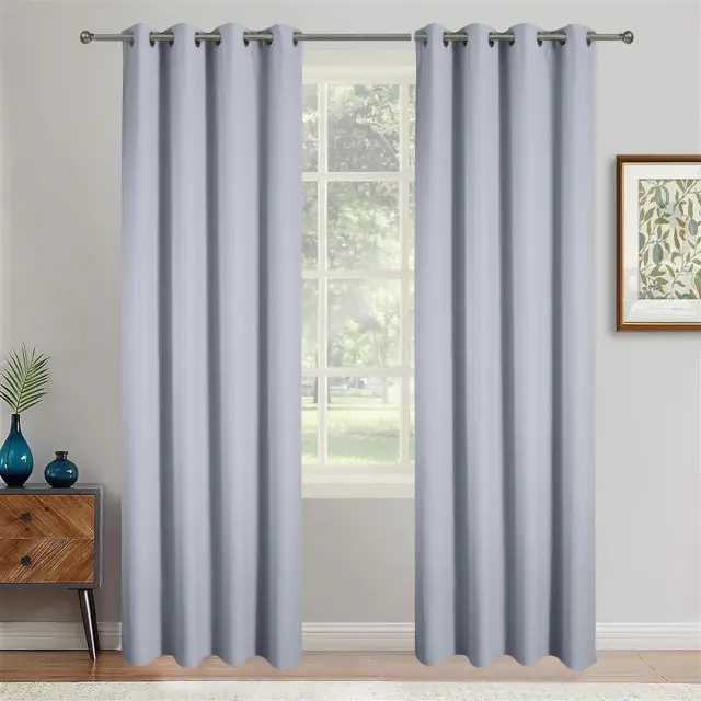 Κουρτίνα Blackout Light Grey - 140 x 270