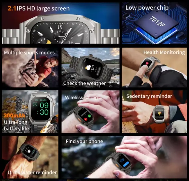 Smartwatch - Z17 Max - Stainless Steel - 814253 - Silver 2