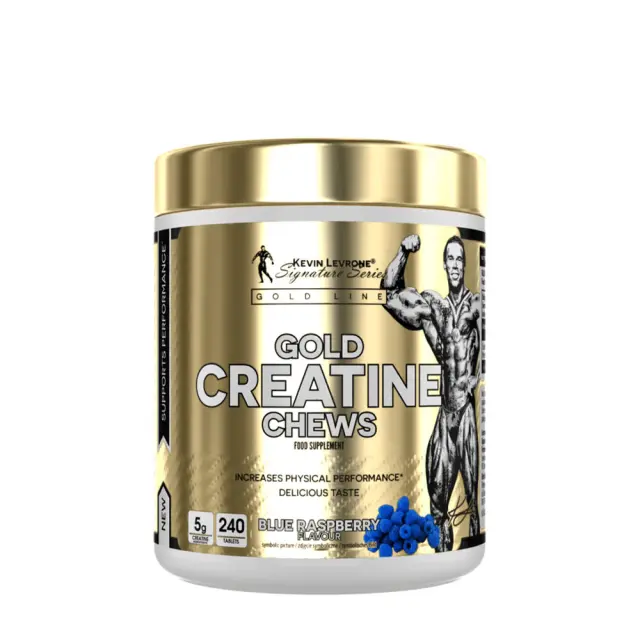 Kevin Levrone Gold Line Creatine Chews Blue Raspberry, 240 Tablets