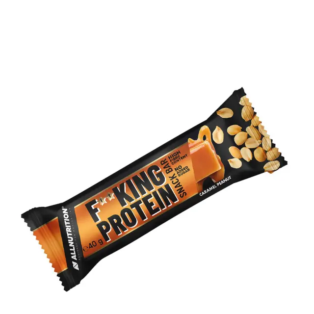 ALLNUTRITION Fitking Protein Snack Bar Caramel Peanut, 40 g