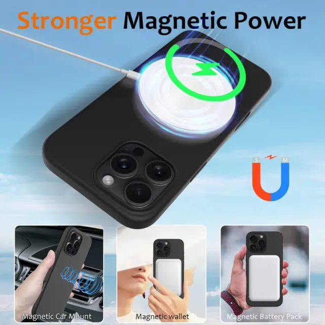 Magsafe Θήκη για iPhone 16 Pro Max- Black OEM 3