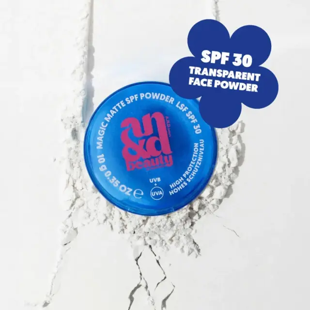 A.N.D. Beauty Ultra-transparent Loose Powder SPF30 Αντηλιακή, διάφανη στερεωτική πούδρα 10g με ματ φινίρισμα 10g 2