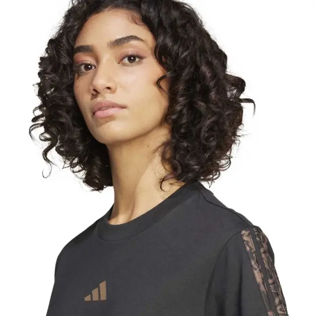 adidas Essentials Seasonals Animal T-Shirt (JM5868-Black) - Μαύρο 3